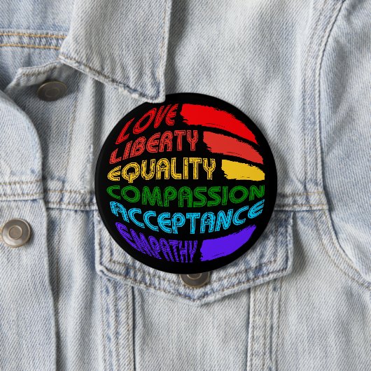 Wörter, mit denen man leben soll button (Beispiel)