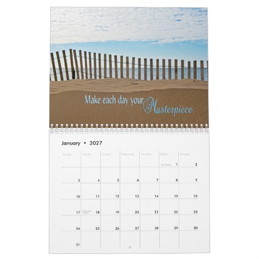 Wörter, mit denen man leben soll kalender (Jan 2027)