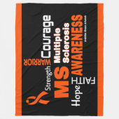 Wörter... MS Fleecedecke (Vorderseite)