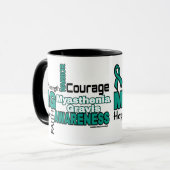 Wörter... Myasthenia Gravis Tasse (Vorderseite Links)
