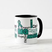 Wörter... Myasthenia Gravis Tasse (VorderseiteRechts)