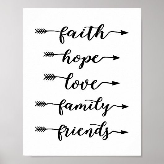 Wörter Poster (Vorne)