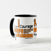 Wörter...RSD/CRPS-Tasse Tasse (Vorderseite Links)