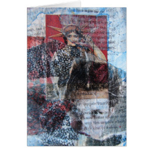 Wörter und Frauen Abstrakte Collage, Jeder Anlass