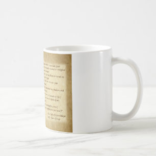 Wörter unserer Dame von Guadalupe zu St. Juan Kaffeetasse