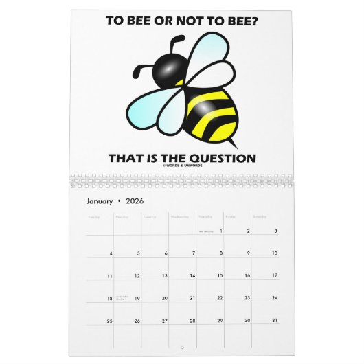 Wörter & Unwörter Beekeeper-Redewendungen 20XX Kal Kalender (Jan 2026)