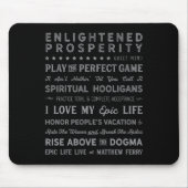 Wörter von Klugheits-Mausunterlage 1 Mousepad (Vorne)