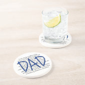 Wörter zum Beschreiben des Vaters Getränkeuntersetzer (Seite)