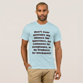 Wörter, zum durch zu leben…. T-Shirt (Vorne ganz)