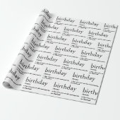 Wörterbuch Bedeutung für den Geburtstag Geschenkpapier (Ungerollt)