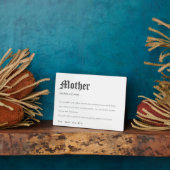 Wörterbuch Definition Personalisiertes Geschenk Fotoplatte (Seite)