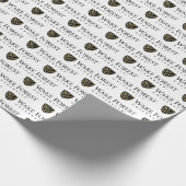 Wörterbuch der Forstuniversität geweckt Geschenkpapier (Ecke)