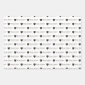 Wörterbuch der Forstuniversität geweckt Geschenkpapier Set (Vorderseite)