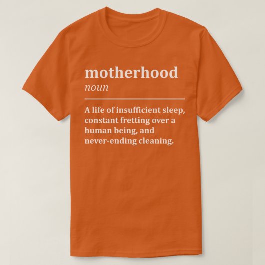 Wörterbuch der Funny Mohood Definition 1 T-Shirt (Design vorne)