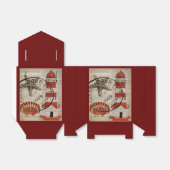 Wörterbuch druckt Art Seashell Leuchtturm Geschenkschachtel (Ungefaltet)