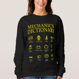 Wörterbuch "Mechanik für die Reparatur von Dieself Sweatshirt