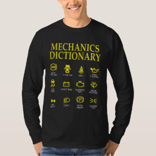 Wörterbuch "Mechanik für die Reparatur von Dieself T-Shirt