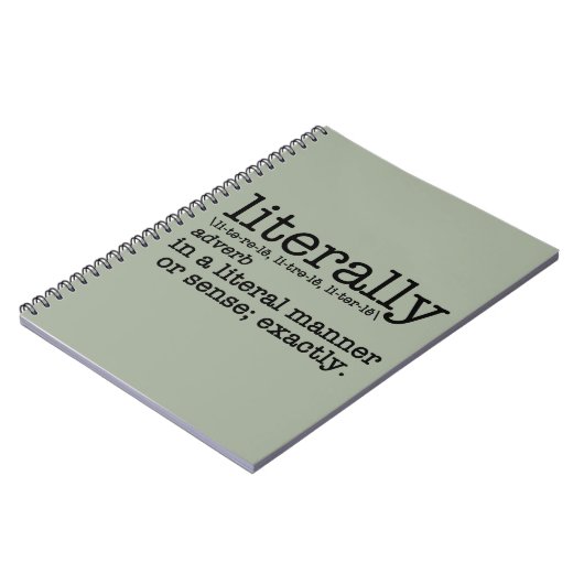 Wörterbuch Notizblock (Linke Seite)