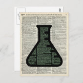 Wörterbuchart Teströhre Postkarte (Vorne/Hinten)