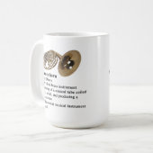 Wörterbuchdefinition des französischen Horns Kaffeetasse (Vorderseite Links)