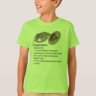 Wörterbuchdefinition des französischen Horns T-Shirt