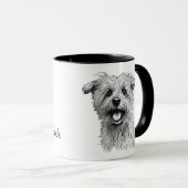 Wörterbuchdefinition eines DOG Tasse (VorderseiteRechts)