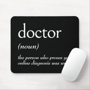 Wörterbuchdefinition für ARZT Mousepad