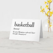 Wörterbuchdefinition für BASKETBALL Karte (Gelbe Blume)