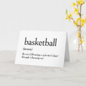 Wörterbuchdefinition für BASKETBALL Karte (Gelbe Blume)
