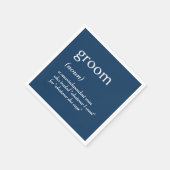 Wörterbuchdefinition für BRÄUTIGAM Serviette (Ecke)