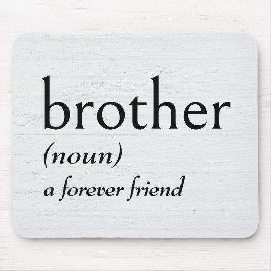 Wörterbuchdefinition für BROTHER Mousepad (Vorne)