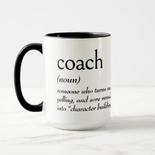 Wörterbuchdefinition für COACH Tasse