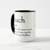 Wörterbuchdefinition für COACH Tasse (Vorderseite Links)