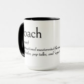Wörterbuchdefinition für COACH Tasse (Vorderseite Links)