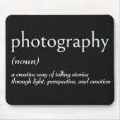 Wörterbuchdefinition für FOTOGRAFIE Mousepad (Vorne)