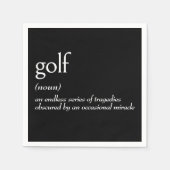 Wörterbuchdefinition für GOLF Serviette (Vorderseite)