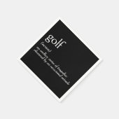 Wörterbuchdefinition für GOLF Serviette (Ecke)