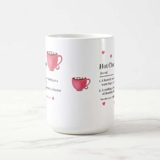 Wörterbuchdefinition für Hot-Chocolate Kaffeetasse (Mittel)