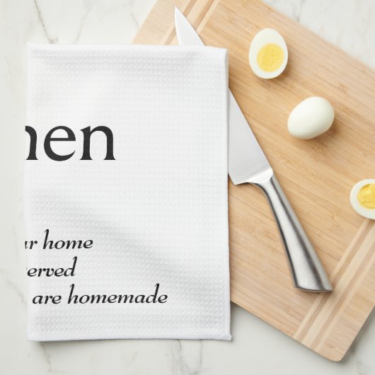 Wörterbuchdefinition für KITCHEN Geschirrtuch (Viertel Falte)