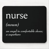 Wörterbuchdefinition für KRANKENSCHWESTER Mousepad (Vorne)