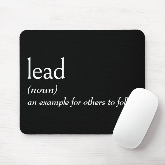 Wörterbuchdefinition für LEAD Mousepad (Mit Mouse)