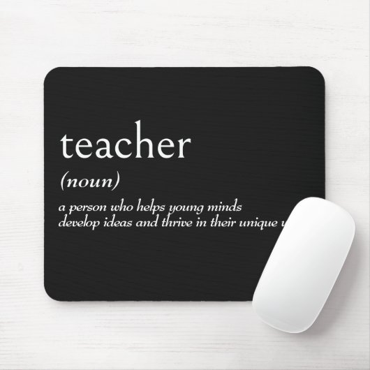 Wörterbuchdefinition für LEHRER Mousepad (Mit Mouse)