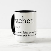 Wörterbuchdefinition für LEHRER Tasse (Vorderseite Links)