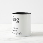 Wörterbuchdefinition für MORGEN Tasse (Zentrum)