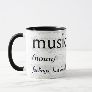 Wörterbuchdefinition für MUSIK Tasse