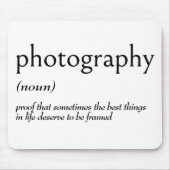 Wörterbuchdefinition für PHOTOGRAPHIE Mousepad (Vorne)