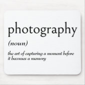 Wörterbuchdefinition für PHOTOGRAPHIE Mousepad (Vorne)