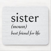Wörterbuchdefinition für SISTER Mousepad (Vorne)