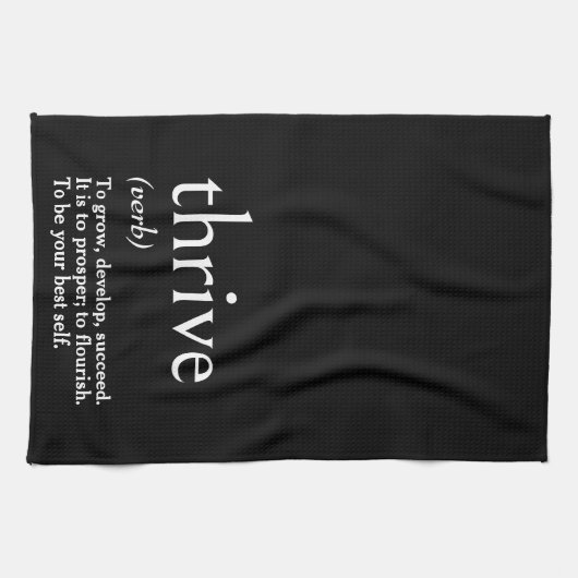 Wörterbuchdefinition für THRIVE Geschirrtuch (Horizontal)