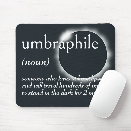 Wörterbuchdefinition für UMBRAPHILE Mousepad (Mit Mouse)